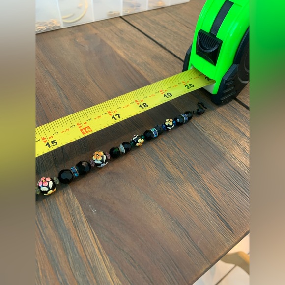 Vintage handpainted Austrian Chrystal necklace - Picture 5 of 7